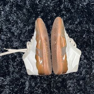 Stylish Cream and Tan Women's Maison Margiela Sneakers